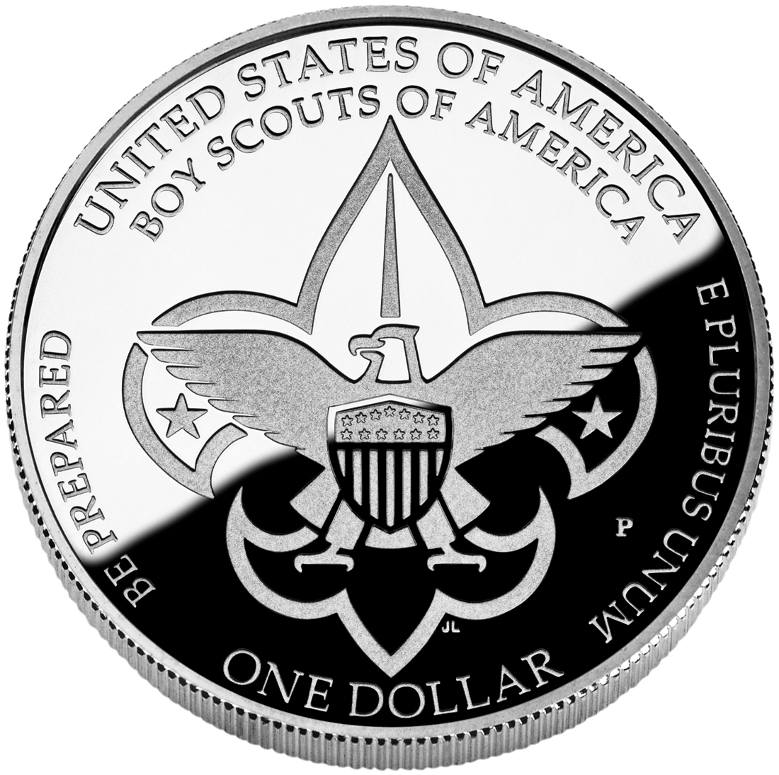 Boy Scout dollar reverse