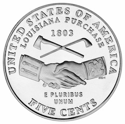 2004 Louisiana purchase nickel