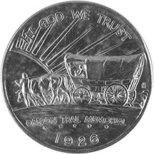 Oregon Trail half dollar