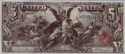 1896 Educational series two dollar silver certificate