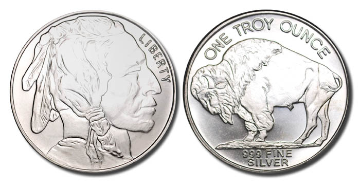 buffalo silver round