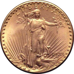  St. Gaudens 1933 Double Eagle